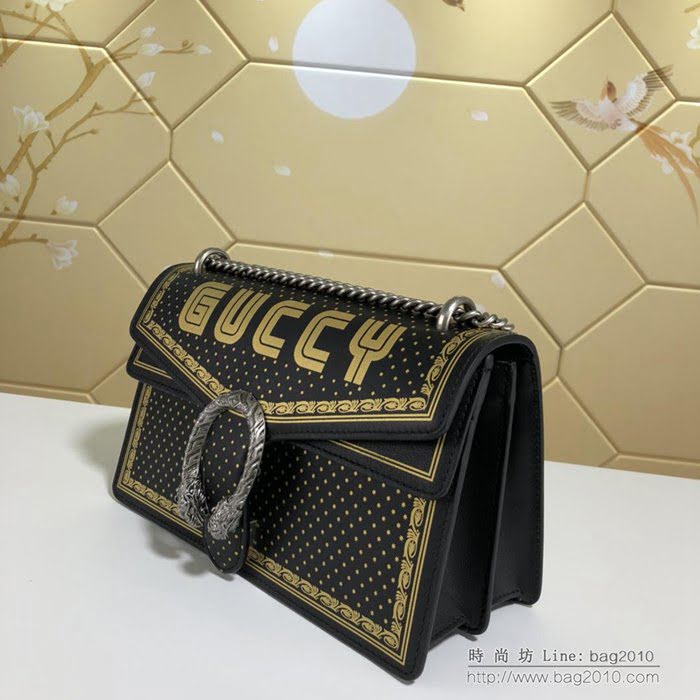 GUCCI古馳 2019新款 專櫃品質 400249 Gucci酒神鏈條肩背包 Gucci女包 白色  ydgq3416